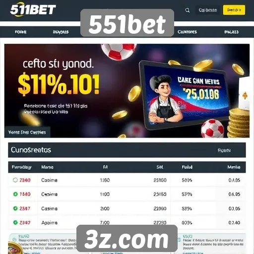 Promoções e bônus exclusivos no 551bet
